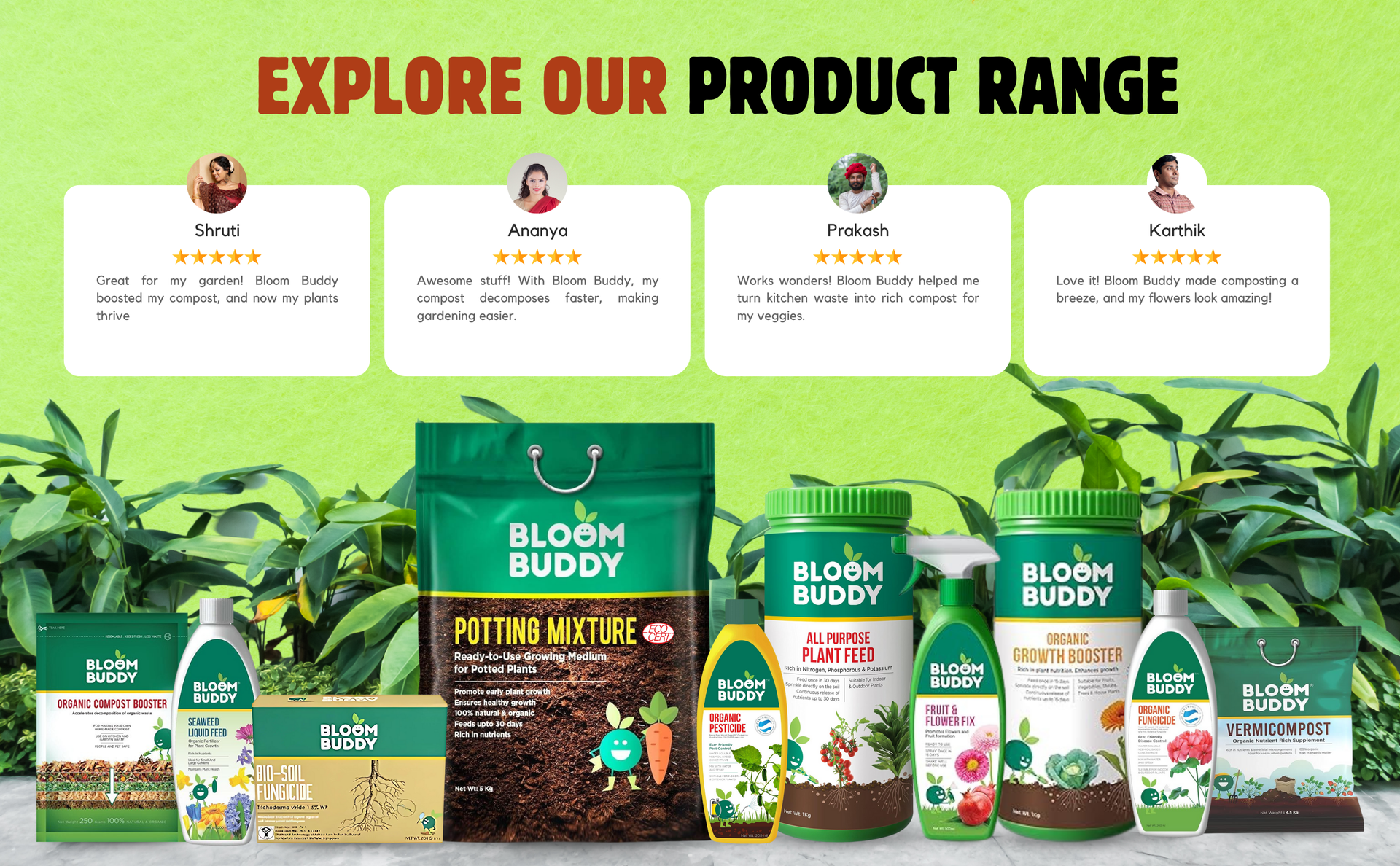 BLOOMBUDDY Organic Compost Booster (250 g) (1)