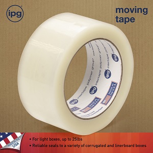 IPG Moving Tape, 1.88" x 54.6 yd, Clear (6-Pack)