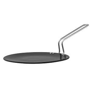 Futura Hard Anodised Roti Tava 26cm, 4.88mm thick Induction Compatible