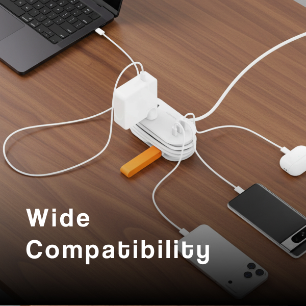 Ambrane Foldable Extension Board, 2 Type C & USB, Perfect for Office, Kitchen, Travels, Charge 4 Devices, Compact Size, AC Socket 2500W, 20W Fast Type C Charging, 1.5m Long Cable (Smartstrip 3 Black)