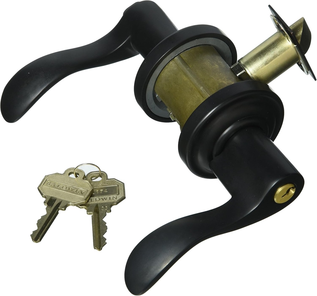 Baldwin Hardware 5256.102.LENT Lever Set