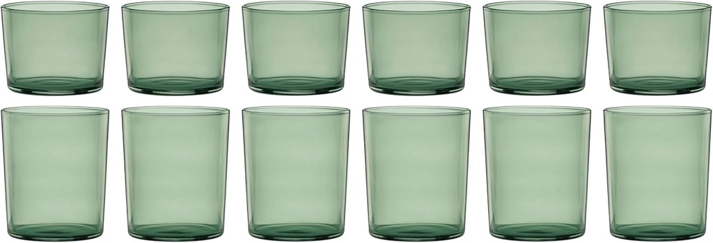 Oneida 896825 Stackables Green Drinkware, Set Of 12