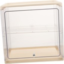 Mobestech Clear Box for Kitchen Counter Capacity Plastic Bread Container for Freshness for Home and Bakery Storage Versatile Kitchen Organizer