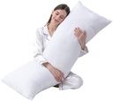 DOWNCOOL Large Body Pillow Insert- Breathable Full Body Pillow for Side Sleeper - Soft Long Bed Pillow for Adults - 20 x 54 inch