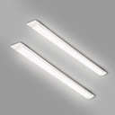2 Pack 3FT LED Batten Light, Ultra-Thin Ceiling Surface Mounted, 30W Daylight 4000K, IP20, Versatile LED Ceiling Light for Garage, Shop, Hallway, Office, Market