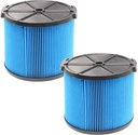 2 Pack VF3500 Filter Compatible with Ridgid 3-4.5 Gallon Wet/Dry Vacuums, 3-Layer Fine Filter for Ridgid WD3050, WD4070, WD4080, WD4522, 4000RV, 4500RV Wet/Dry Vacuum