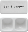 Small Stoneware Salt & Pepper Pinch Pot, White