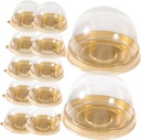 50pcs Baking Boxes for Giving Individual Cupcake Containers Bulk Cupcake Boxes Lightweight Mousse Bakery Supplies