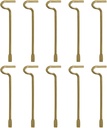 Interior Bathroom Door Key Emergency Key, Bedroom Door Key Replacement Solid Key for Interior Door - 10 Pack