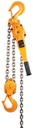 Harrington LB Lever Hoist, Hook Mount, 3/4 Ton Capacity, 10' Lift, 11" Headroom, 9.6" Lever Length, 0.9" Hook Opening