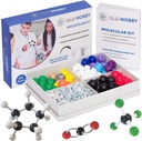Lessons in Chemistry Model Kit - Old Nobby 239 Pc Molecular Set Organic Chemistry for Students - Complete Molecular Model Kit for STEM, Visualizing Atoms, Bonds and Structures