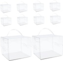 10pcs Cake Carrier Boxes Baking Packing Boxes for Cakes Desserts for Parties Weddings and Celebrations Lightweight Handle Design