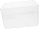 PRETYZOOM Transparent Plastic Bread Box Medium Airtight Dustproof Loaf Keeper for Kitchen Refrigerator Storage Fruit Snacks Container Versatile Freshness Keeper for Home and Bakery