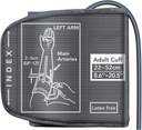 Replacement Extra Large Cuff for Omron BP Monitors 22-52CM Big Arm - Adjustable XL Blood Pressure Cuff, Includes 6 Universal Interface, Blood Pressure Monitors Large Cuff Compatible