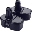 2 Packs 18V 4.5Ah DC9096 DC9098 Ni-Mh Replacement for Dewalt 18V Battery 4500mAh XRP Compatible with Dewwalt 18 Volt DC9096 DC9098 DC9099 DE9098 DE9503 DW9095 DW9096 DW9098 Cordless Power Tools