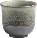 Touri Shigaraki Ware Moe Yellow Tea Cup W415-04