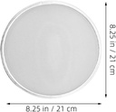 Stainless Steel Splatter Guard for Air Fryer 8.26 Inch Mesh Screen Oilproof Cover Kitchen Cooking Splash Protector Replacement Accessory