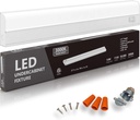 Hardwired LED Under Cabinet Task Lighting - 14 Watt, 21", Dimmable, 3000K (Warm White), Wide Body, Long Lasting Metal Base with Frost Lens