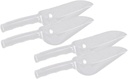 4pcs Multi-functional Plastic Ice and Food Scoop for Kitchen Use for Beans Flour and More and Fall Design