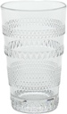 Tableau Madison Clear Tall Beverage Glass Drinkware 4 Piece Set