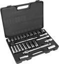 Performance Tool W32904 1/2-Inch Drive MET Socket Set, 26-Piece, 1-Pack