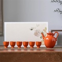 Gift Box Wine Set Wine Distributor Wine Pot Ceramic Gift Household Wine Cup Glass Complete Set