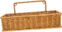 OUNONA Woven Wall Hanging Basket Rustic Decor for Kitchen Wall Storage Holder