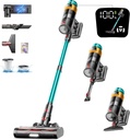 Cordless Vacuum Cleaner, 600W 50KPA 70Mins Vacuum Cleaners for Home, Stick Vacuum with Charging Dock Station, Anti-tangle Wireless Vacumm, Rechargeable Cordless Vacuum for Pet Hair/Carpet/Hard Floor
