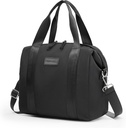 Lunch Bag Women Insulated Cute Lunch bags,Reusable Large Capacity Lunch Box, Leakproof Cooler Bag with Adjustable Shoulder Strap for Men Adult Work Office Picnic Travel Black