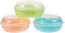 3pcs Blue Bread Box Airtight Storage Container for Fridge Bread Keeper Lids Large Organizer for Kitchen Countertop