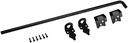 Advantage Industries 42" Heavy Duty Cane Bolt | Gate Ground Latch Drop Rod | Pad-Lockable | Zinc Plated Steel | Industrial Grade Drop Rod for Wood Fence | Hardware & Fasteners Included - Black