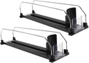 CHILDWEET 2pcs Automatic Replenishment Pusher Roller Drink Propeller Plastic Drink Pusher Soda Can Dispenser Shelf Puller