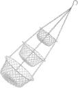 European Style Fruit Tray Hanging Storage Baskets Kitchen Wall Decor Iron Wire Fruit Basket