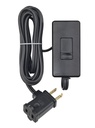Leviton Table Top Plug in Lamp Dimmer for Dimmable LED, Halogen and Incandescent Bulbs, TBL03-10E, Black