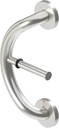 HEALTHCRAFT Plus 2-in-1 Toilet Paper Holder and Grab Bar (14 Inch) | ADA Compliant Safety Grab Bar for Seniors, Wall-Mounted, Supports Up to 500 lbs, Brushed Stainless Steel