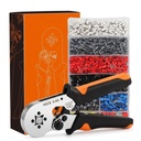 HASTHIP 电线驱动工具箱,Ferrule Crimpper, 1200PCS 特设工作组 22-7