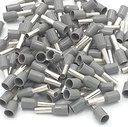 Rpi 商店 - 4 SQMM(E4009) 电线Ferrules 铜灰盒连接器,电线Crimping工具箱,隔热的 Cord Pin 终端,100 Pc的彩灰色包