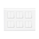 Wipro 西北 (Nowa) 切换 12M Plate + 6A 切换 x12t, White (Kit 15)