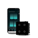 AZIOT Smart Wi-Fi Modular 4 Gang Premium Touch Switch (每台6安眠药) - GLASS(非Acrylic):以无力控制(Fits in Anchor Roma Classic and Like Plates) 家自动化