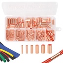 250 Pcs 铜线终端连接器,加热收缩管