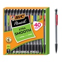 BIC Xtra 平滑机械笔架,0.7毫米中点,40-Count包