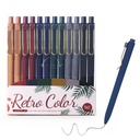 WY WENYUAN Metal Ballpoint Pens, 1.0mm平滑写黑墨水, 美学金属笔与剪辑, Elegant Official School Gift Pen for Teachers, Women, Coworkers, Journal Note Takes