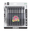 斑马笔 Z-Grip 可折叠球点笔 黑墨子 1.0毫米 18-Pack