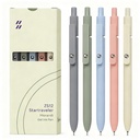 FIOVER Gel 笔5pcs 0.5mm快速干燥黑墨精尖笔