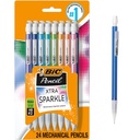 BIC Xtra-Sparkle 2号机械笔架,24Count包装,0.7mm点