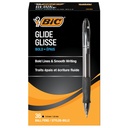 BIC Glide Bold Black Ballpoint Pens, Bold Point (1.6毫米), 36-哥伦比亚包装