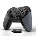 EvoFox One S V2 通用3型无线游戏控制器 1100Hz HallSenseTM 精密游戏棒,BT,2.4GHz & Wired,Macros,快速型C充电,PC,移动,Android TV,PS4 & Console Gaming