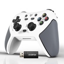 EvoFox One S V2 通用3型无线游戏控制器 1100Hz HallSenseTM 精密游戏棒,BT,2.4GHz & Wired,Macros,快速型C充电,PC,移动,Android TV,PS4 & Console Gaming