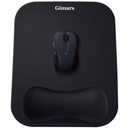 Gimars 大平滑 超级纤维记忆泡沫 Ergonomic 鼠标 Pad Wrist 休息支持鼠标板, 并配有笔记本电脑、 计算机、 游戏和办公室的非滑翔基座