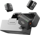 DJI Mic Mini(2台传动器+1台接收器+充电摇篮),超光速,详细音频,48小时使用,噪声取消,自动限制,无线麦克风/iPhone/Android,Vlog,流线